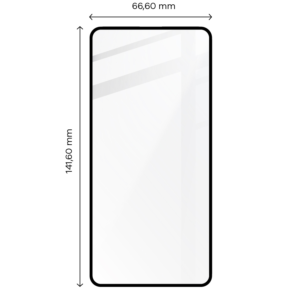 Szkło hartowane Bizon Glass Edge dla Galaxy S22, czarne.